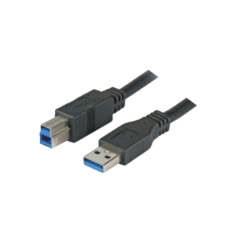 Adaptor Mcab 3M USB 3.0 A-B M/M BLACK/. 7300036