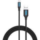 Cablu alimentare si date Vention, USB 2.0 (T) la micro USB (T), 1.5m rata transfer 480 Mbps, invelis PVC, negru, COLBG (timbru verde 0.18 lei) - 6922794748712 