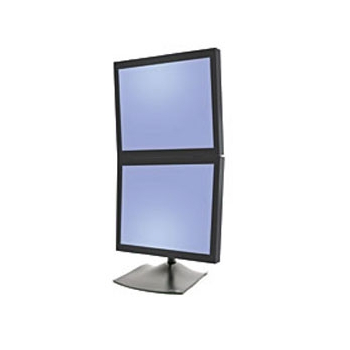 Ergotron DS100 SERIE 2X LCD FREESTAND/BLACK 28IN VERTICAL HIGHT 2 CLAM 33-091-200