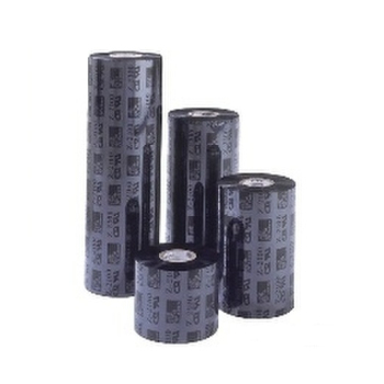 Zebra Wax/Resin Ribbon, 60mmx450m, 3400; High Performance, 25mm core, 6/box 03400BK06045