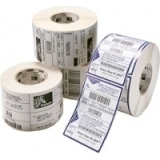 Zebra Label, Polyester, 70x32mm; Thermal Transfer, Z-Ultimate 3000T Silver, Permanent Adhesive, 76mm Core 880378-031