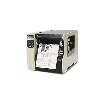 Zebra TT Printer 220Xi4; 300dpi, Euro/ UK cord, Swiss 721 font, Serial, Parallel, USB, Int 10/100, Cutter with Catch Tray, Bifold Media Door 223-80E-00103