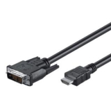 Mcab 2M HDMI DVI -D 18+1 CABLE/M/M FULL HD BLACK 7300081