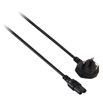 Cablu V7 POWER NOTEBOOK CABLE 2M BLACK/UK PLUG TO IEC-C7 2PIN M/F . V7E2LTPWRUK-02M