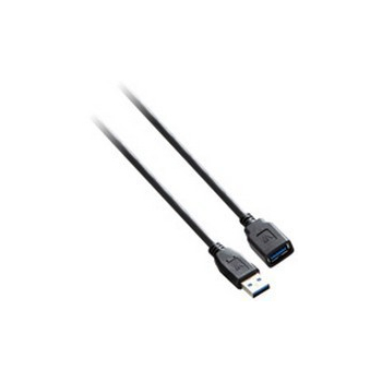 Cablu V7 USB 3.2 GEN1 A EXT CABLE 3M BLK/USB A DATA EXTENSION CABLE 5GBPS V7E2USB3EXT-03M
