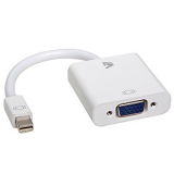 V7 MINI DP TO VGA ADAPTER WHITE/MINI DP TO VGA ADPTR 1080P FHD CBL-MV1WHT-5E