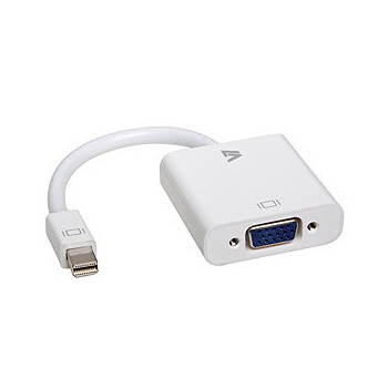 V7 MINI DP TO VGA ADAPTER WHITE/MINI DP TO VGA ADPTR 1080P FHD CBL-MV1WHT-5E