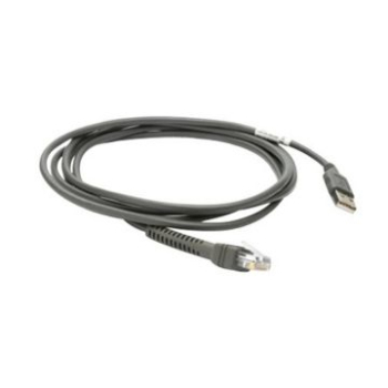 Scanner coduri de bare Honeywell Cable: USB, black, Type A, 2.9m (9.5´), straight, host power 59-59235-N-3