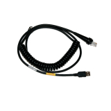 USB BLACK TYPE A 3M COILED 5V HOST POWER