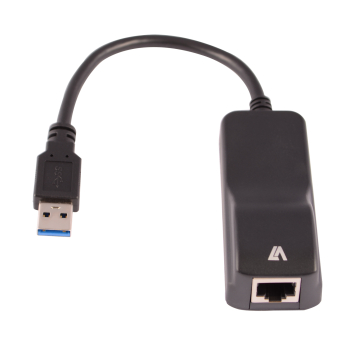 Cablu V7 USB A 3.2 GEN1 TO ETHERNT ADPTR/USB A MALE TO RJ45 FEMALE ADPTR CBLUSB3RJ-1E