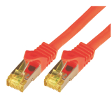 CAT7 S-FTP-PIMF-LSZH-3.00M-RED RAW CABLE-26/7-RJ45-4P-600MHZ