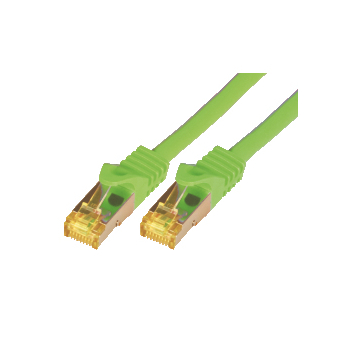 Cablu Mcab CAT7 SFTP RJ45 LSZH 1M GREEN/10GBIT RAW PATCH CABLE 3739
