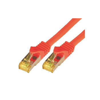Cablu Mcab CAT7 SFTP RJ45 LSZH 2M RED/10GBIT RAW PATCH CABLE 3757