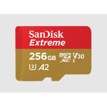 Card memorie SanDisk EXTREME MICROSDXC 256GB+SD/ADAPATER 190MB/S 130MB/S A2 C10 SDSQXAV-256G-GN6MA