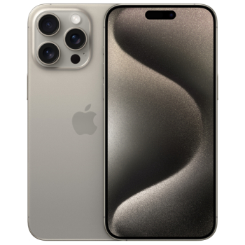Apple Smartphone iPhone 15 Pro Max 256GB 8GB RAM 5G Natural Titanium MU793 (timbru verde 0.55 lei) 