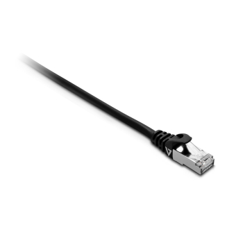 Cablu V7 CAT7 FSTP 1M BLACK RAW PATCH/CABLE RJ45 W/ METAL SHIELDED V7CAT7FSTP-1M-BLK-1E