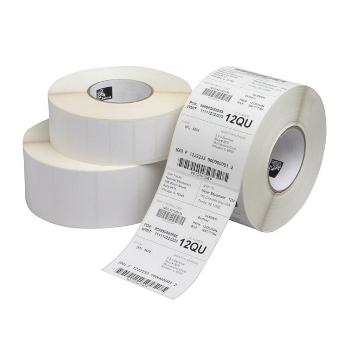 Zebra Label, Paper, 100x150mm; Thermal Transfer, Z-PERFORM 1000T REMOVABLE, Uncoated, Removable Adhesive, 76mm Core 3006795