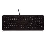 Tastatura Cherry HYGIENE BACKLIT COMPACT/KEYBOARD WITH NUMPAD SEALED USB AK-CB7000F-U1-B/GE