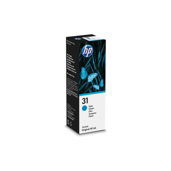 Cartus Cerneala Original HP Cyan, nr.31, pentru Smart Tank 500|515|516|530|555|615, 8K, (timbru verde 0.15 lei), 1VU26AE 
