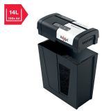 Distrugator documente Distrugator manual documente Rexel SECURE MC4, 4 coli, P5, micro-cut (tip particule), cos 14 litri, negru-argintiu, 2020129EU (timbru verde 40 lei) 