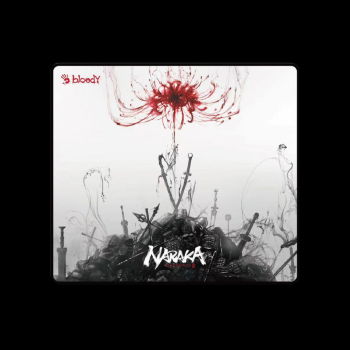 Mouse Pad MousePAD A4TECH - gaming, Bloody co-branded Naraka, cauciuc si material textil, 450 x 400 x 3 mm, imagine, BP-45 