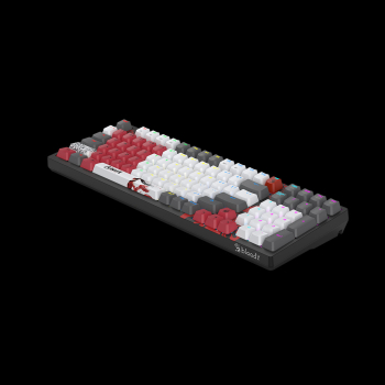 TASTATURA A4TECH - gaming, Bloody co-branded Naraka, cu fir 1.8m, 106 taste, multimedia , iluminare, USB, negru, S98 (timbru verde 0.8 lei) 