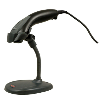 Scanner coduri de bare Honeywell USB Kit: 1D, black scanner (1200g-2), rigid presentation stand (STND-19R02-002-4), USBType A 3m coiled cable (CBL-500-300-C00) 1200G-2USB-1