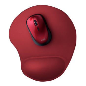 MOUSE Trust Bigfoot Ergo Gel Mousepad - Red 20429 (timbru verde 0.18 lei) 