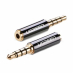 ADAPTOR audio Ugreen, 3.5 mm jack (T) la 2.5 mm (M), aurit 20502 - 6957303802333 