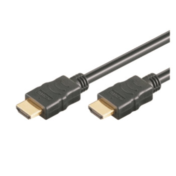 Mcab HDMI CABLE 4K30HZ 1M BLACK/HDMI HIGH SPEED W/E CABLE 7003019