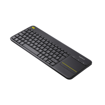 Tastatura Logitech WIRELESS TOUCH KEYBOARD K400+/DARK - UK - 2.4GHZ INTNL 920-007143