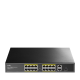 CUDY 16-Port 10/100M PoE+ Switch 2 Gigab CUDY 16-Port 10/100M PoE+ Switch 2 Gigab