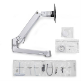 EXTENSION AND COLLAR KIT FOR LX DUAL STACKING ARM WHITE