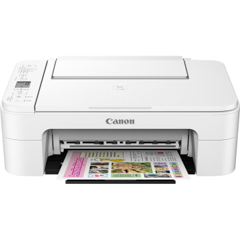 Imprimanta Multifunctional Inkjet Color Canon Pixma TS3151 White, A4, Functii: Impr.|Scan.|Cop., Viteza de Printare Monocrom: 7.7ipm, Viteza de printare color: 4ipm, Conectivitate:USB|WiFi, Duplex:nu, ADF:Nu(tim 