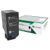 Lexmark TONER RETURN OPEN CYAN CRTG/F. CS/X727/CS728 10.000 PGS 75B20C0