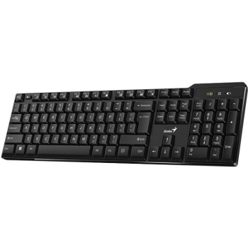 TASTATURA GENIUS wireless, multimedia, 104 taste + 12 taste multimedia (functii), USB, negru, KB-7100X 31320001400 (timbru verde 0.8 lei) 