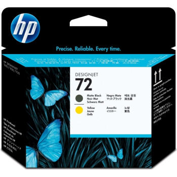 Cap Printare HP Nr. 72 Matte Black & Yellow for DesignJet T1100, HP DesignJet T610 C9384A