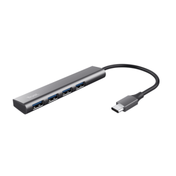 HUB USB Trust HALYX 4-PORT USB-C HUB 24948 (timbru verde 0.8 lei) 