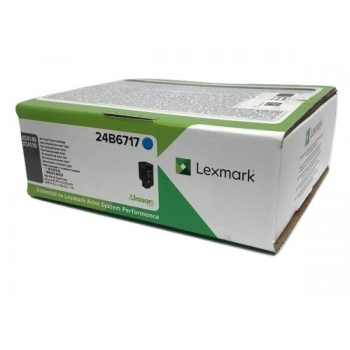 Toner Original Lexmark Cyan, 24B6717, pentru XC4140|XC4143|XC4150|XC4153, 13K, (timbru verde 1.2 lei)24B6717 