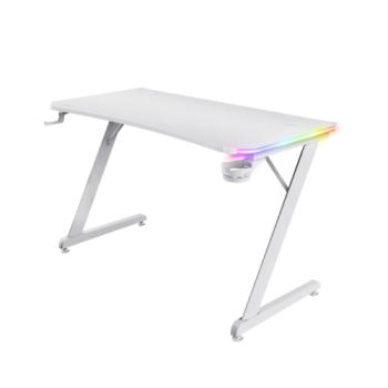 BIROURI GAMING Trust GXT709W LUMINUS RGB DESK WHITE 25328 