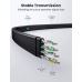 PATCH CORD U/FTP Ugreen Cat8, NW134 fire din cupru, flat cable, viteza maxima 40 Gbps, 2m, negru 70672 (timbru verde 0.08 lei) - 6957303876723 