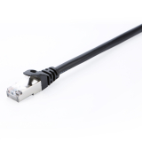 Cablu V7 CAT6 ETHERNET BLACK STP 1M/RJ45 100 COPPER SNAGLESS;1057 V7CAT6STP-01M-BLK-1E