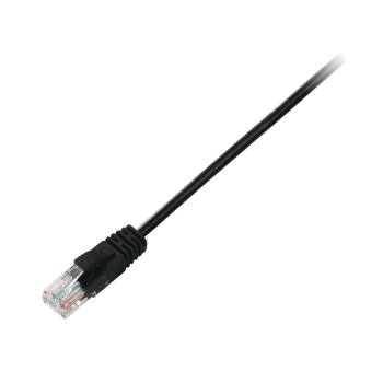 Cablu V7 CAT6 ETHERNET BLACK UTP 50CM/RJ45 100 COPPER SNAGLESS V7CAT6UTP-50C-BLK-1E