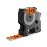Dymo RHINO BAND IND VINYL 19MMX5.5M/BLACK ON ORANGE 18436