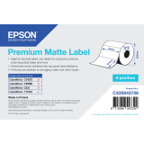 Accesoriu imprimanta Epson Premium Matte Label - Die-cut Roll: 76mm x 127mm, 960 labels C33S045726