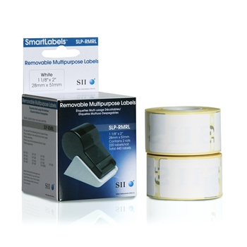 Seiko Instruments SLP-RMRL WHITE LABEL REMOVABLE/28X51MM 220 LAB/ROLL 42100637
