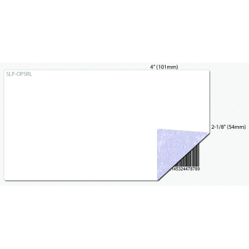 Seiko Instruments SLP-OPSRL BLUE OPAQUE LABEL/54X101MM 220 LAB/ROLL 1 ROLL/BOX 42100640