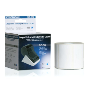 Seiko Instruments SLP-JWL WHITE LABEL 11X51.5MM/525X2 LAB/ROLL. 1 ROLL/BOX 42100728