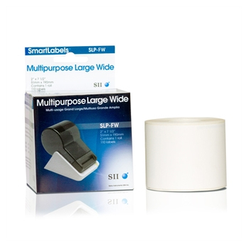 Seiko Instruments SLP-FW WHITE LABEL 54X190MM/111 LAB/ROLL 1 ROLL/BOX 42100616