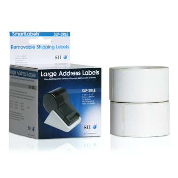 SLP-2RLE WHITE LABEL 36X89MM 260 LAB/ROLL, 2 ROLL/BOX         IN